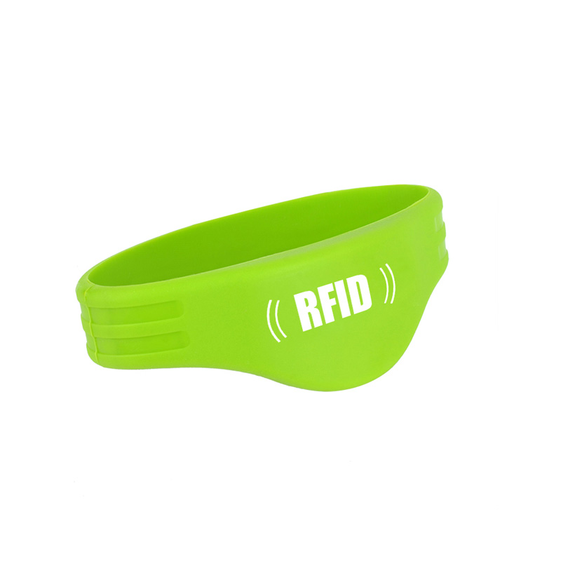 RFID水上樂園硅膠腕帶定做廠家NFC硅膠智能手環工廠