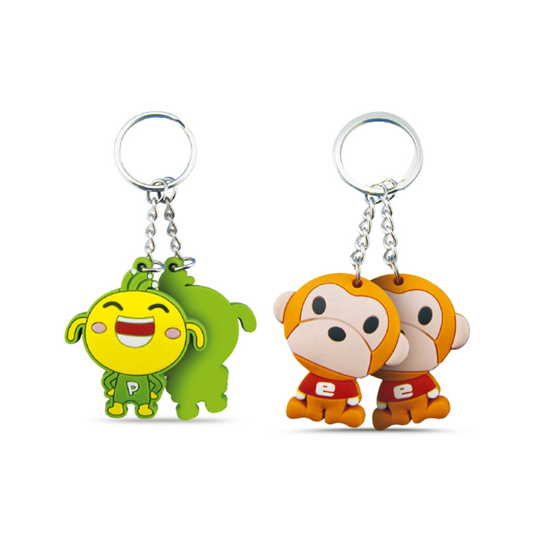 門禁鑰匙扣定制工廠彩膠鑰匙扣NFC卡通鑰匙扣卡廠家